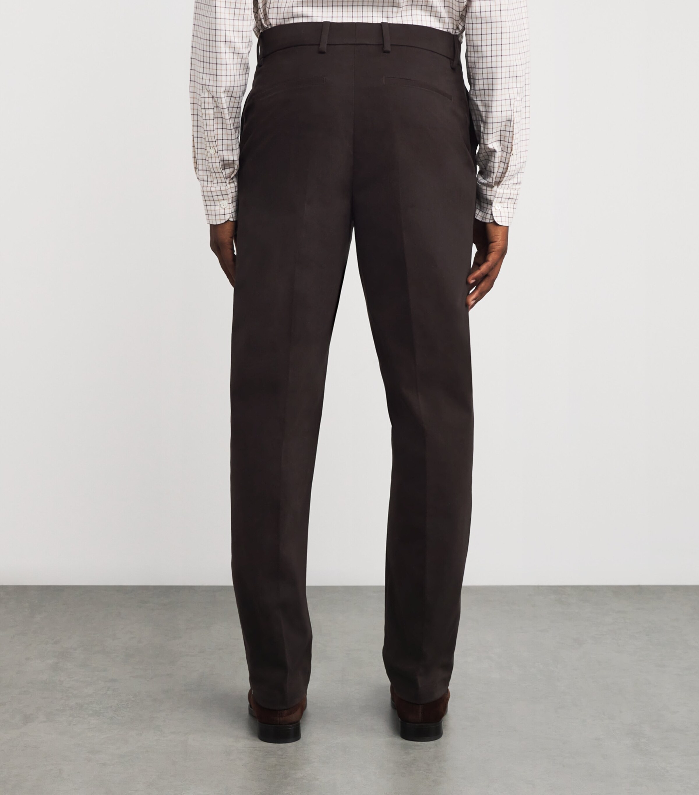 Cotton Trousers WALNUT Image 4