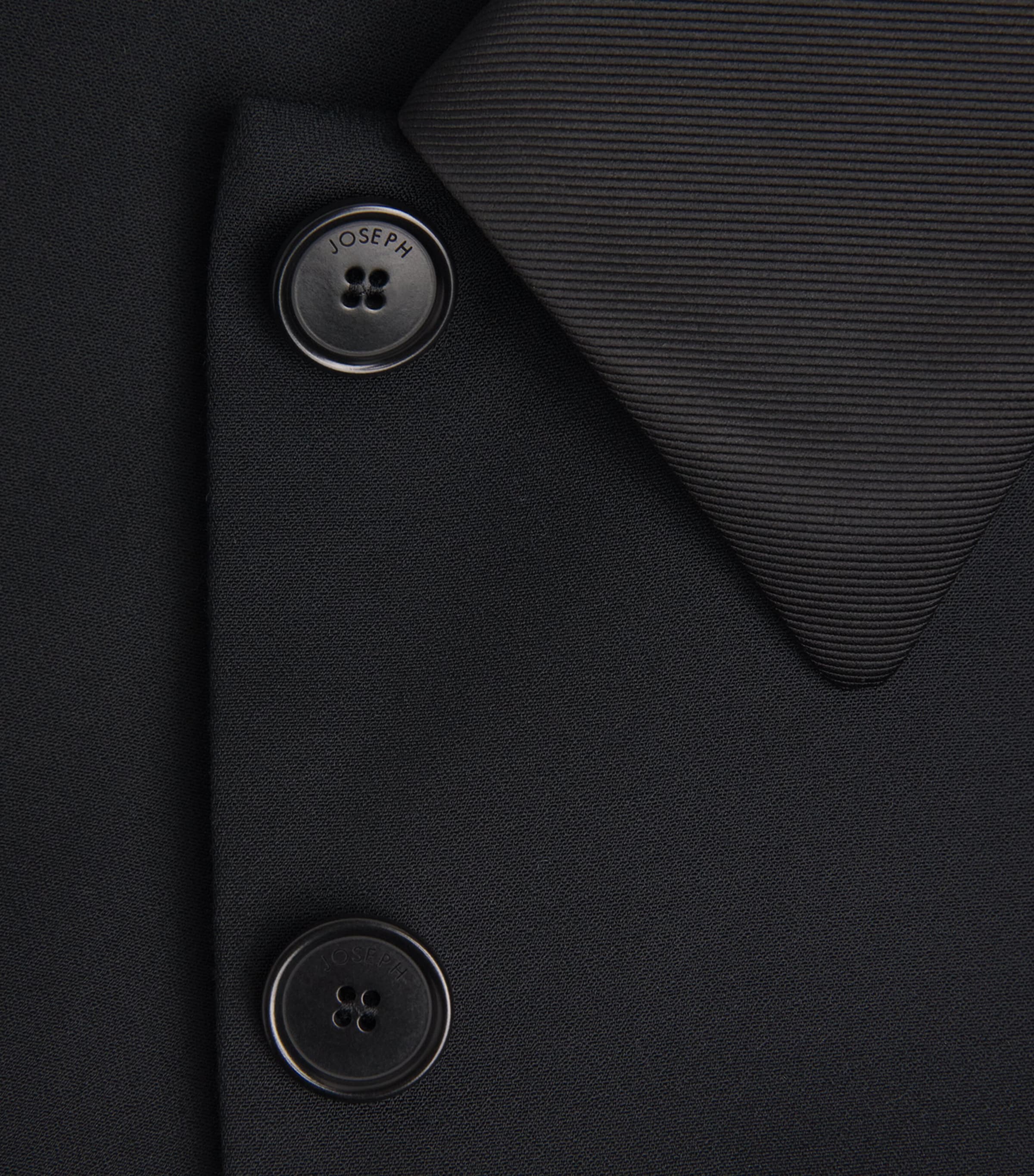 Crepe Abbe Tailored Jacket BLACK Image 5