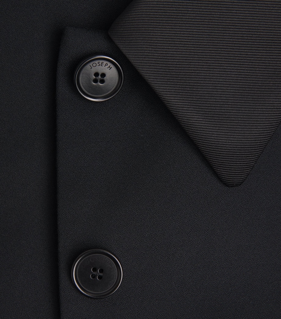 Crepe Abbe Tailored Jacket BLACK Image 5