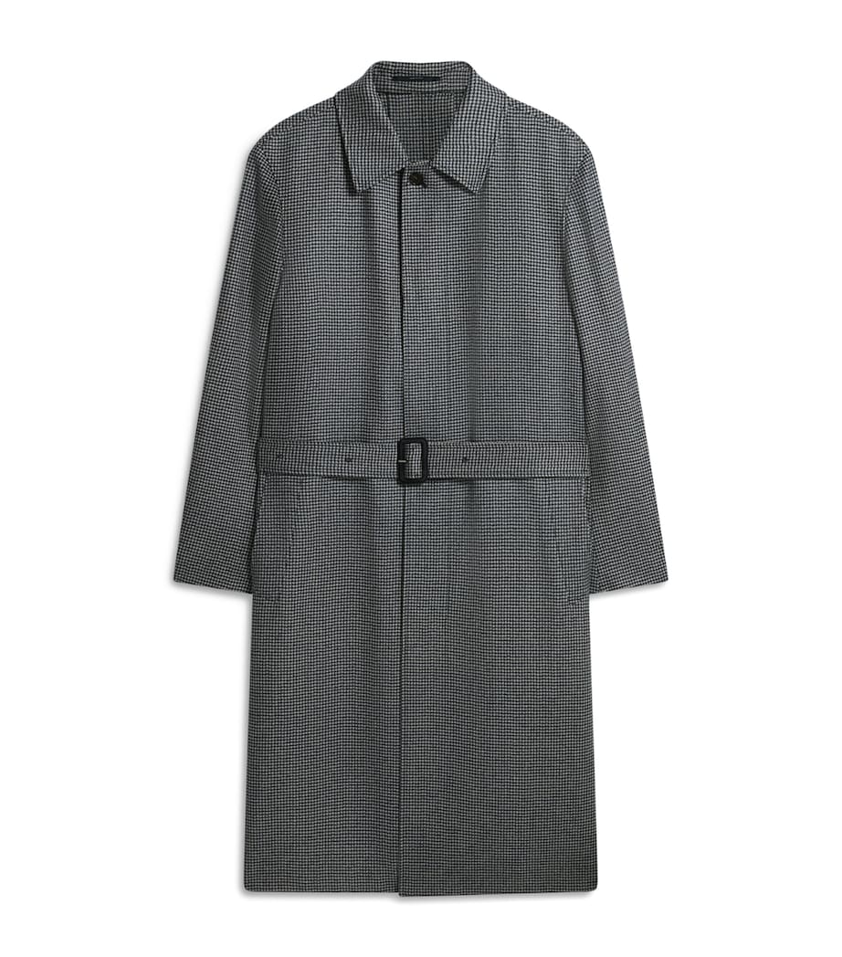 Cashmere Belted Balmacaan Overcoat 410NAVY Image 1