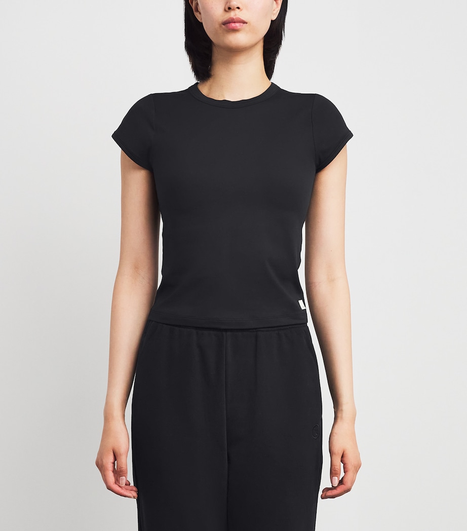 DreamKnit Halo Baby T-Shirt SBK SOLID BLACK Image 3