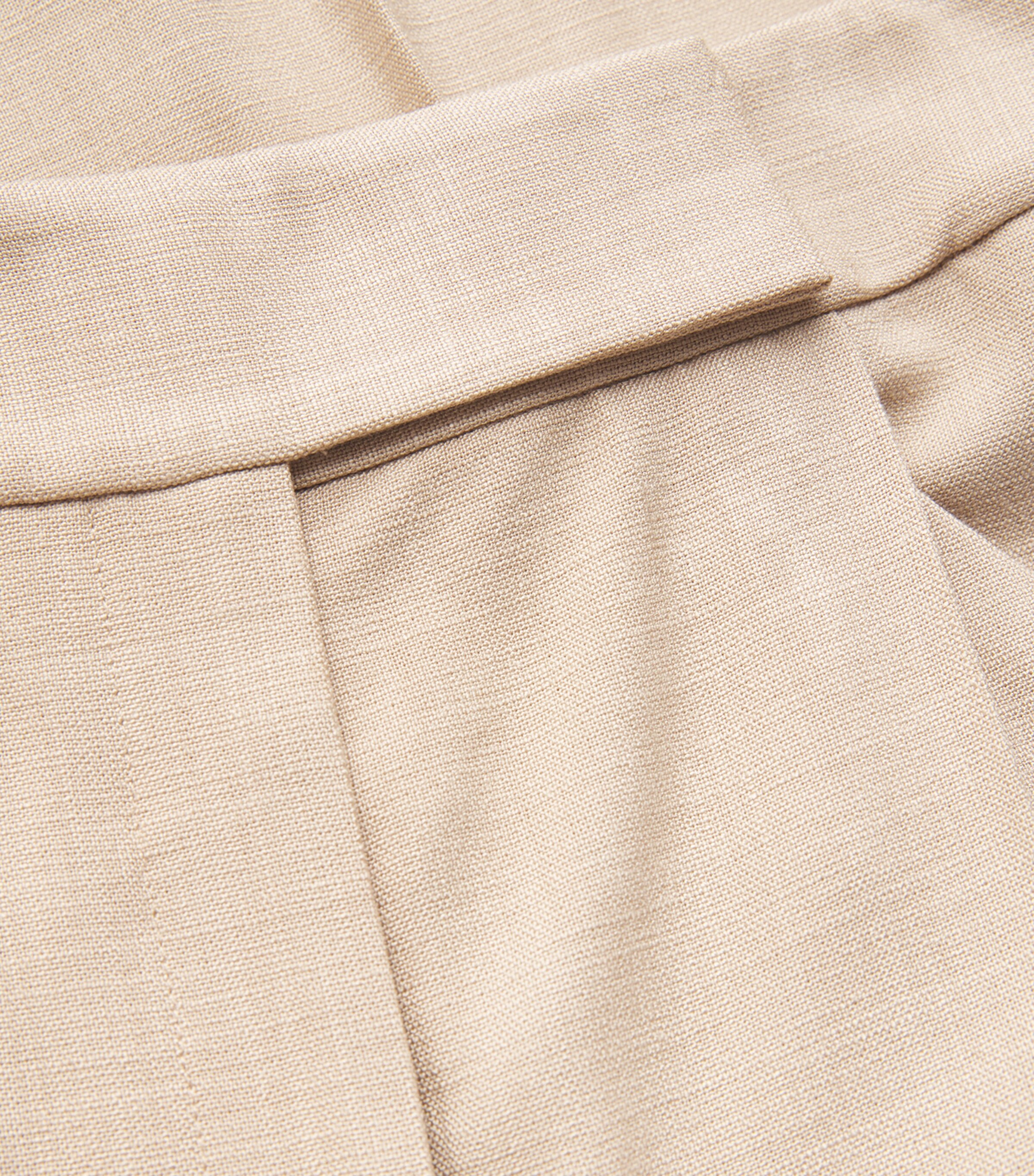 Veronica Beard Womens Marbeau Wide-Leg Trousers Stone Khaki Image 5