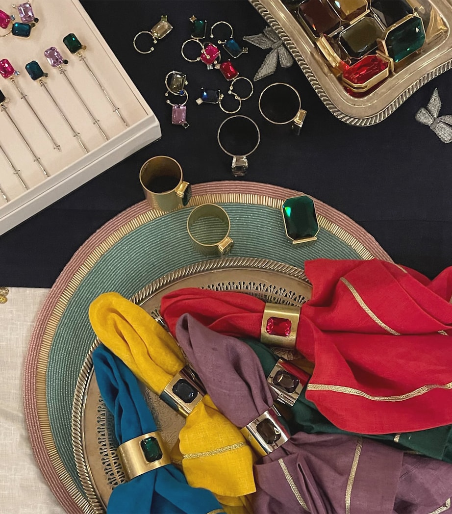 Set of 16 Cocktail Party Charms and Picks MULTI Image 2