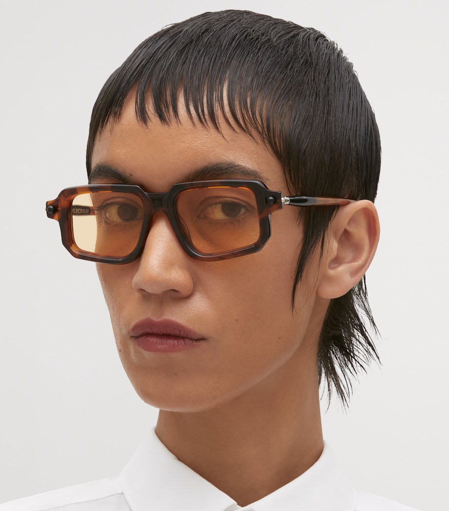 Kuboraum Acetate Mask P23 Sunglasses Light Orange Image 3