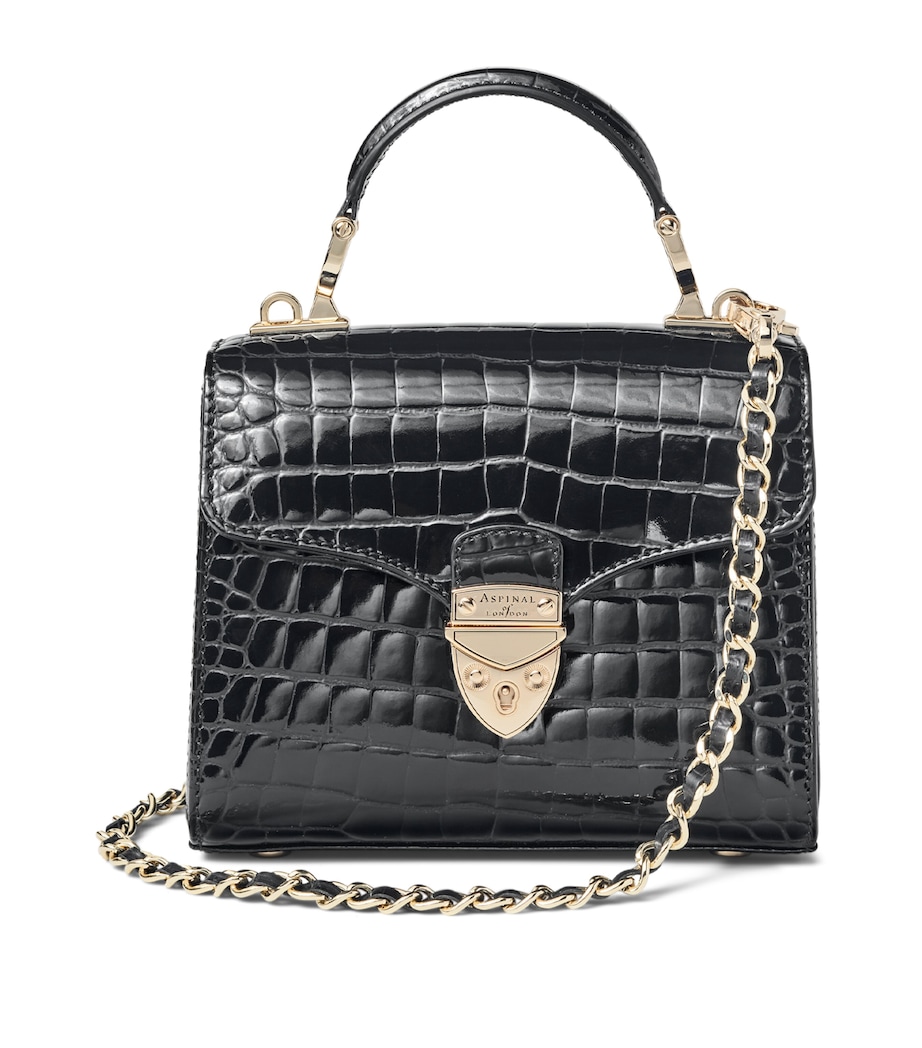 Mini Mayfair Top-Handle Bag BLACK Image 1