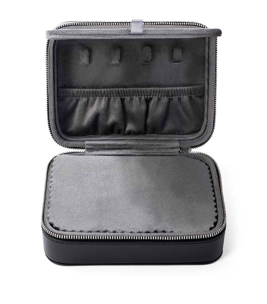 Buben & Zorweg Leather Roma Jewellery Case Black Image 2