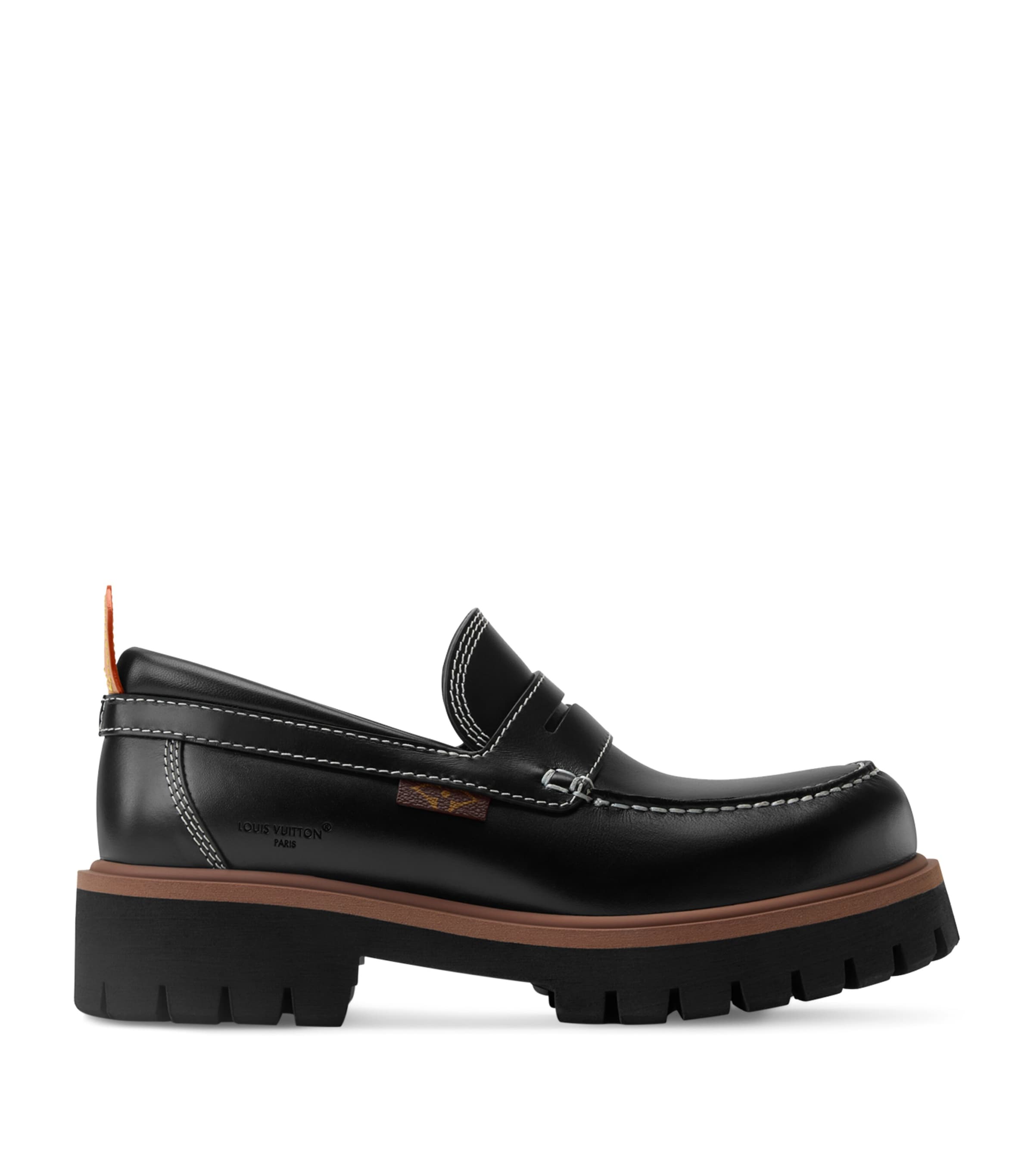 Leather Remix Loafers BLACK Image 1