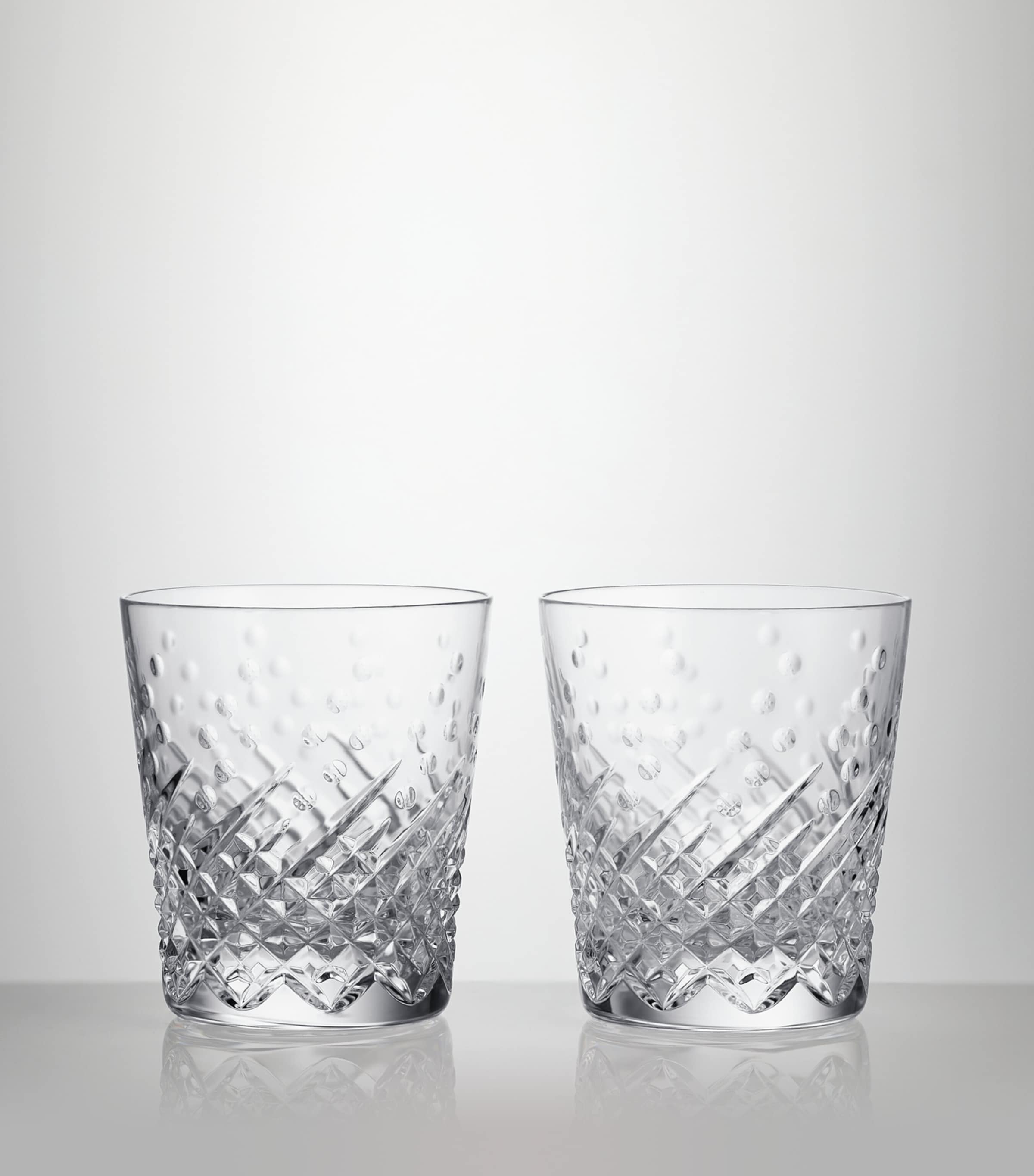 Set of 2 Crystal Celebrations Tumblers (340ml) CLEAR Image 3