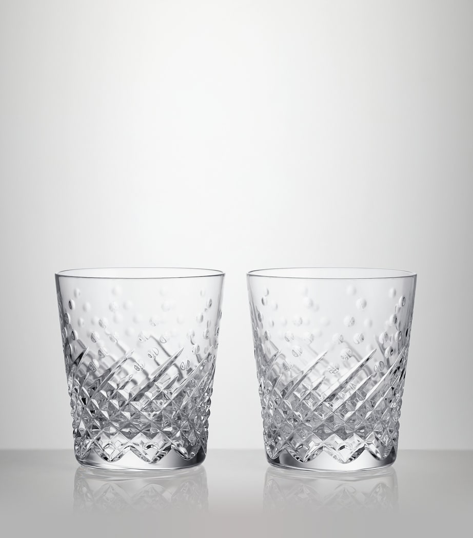 Set of 2 Crystal Celebrations Tumblers (340ml) CLEAR Image 3