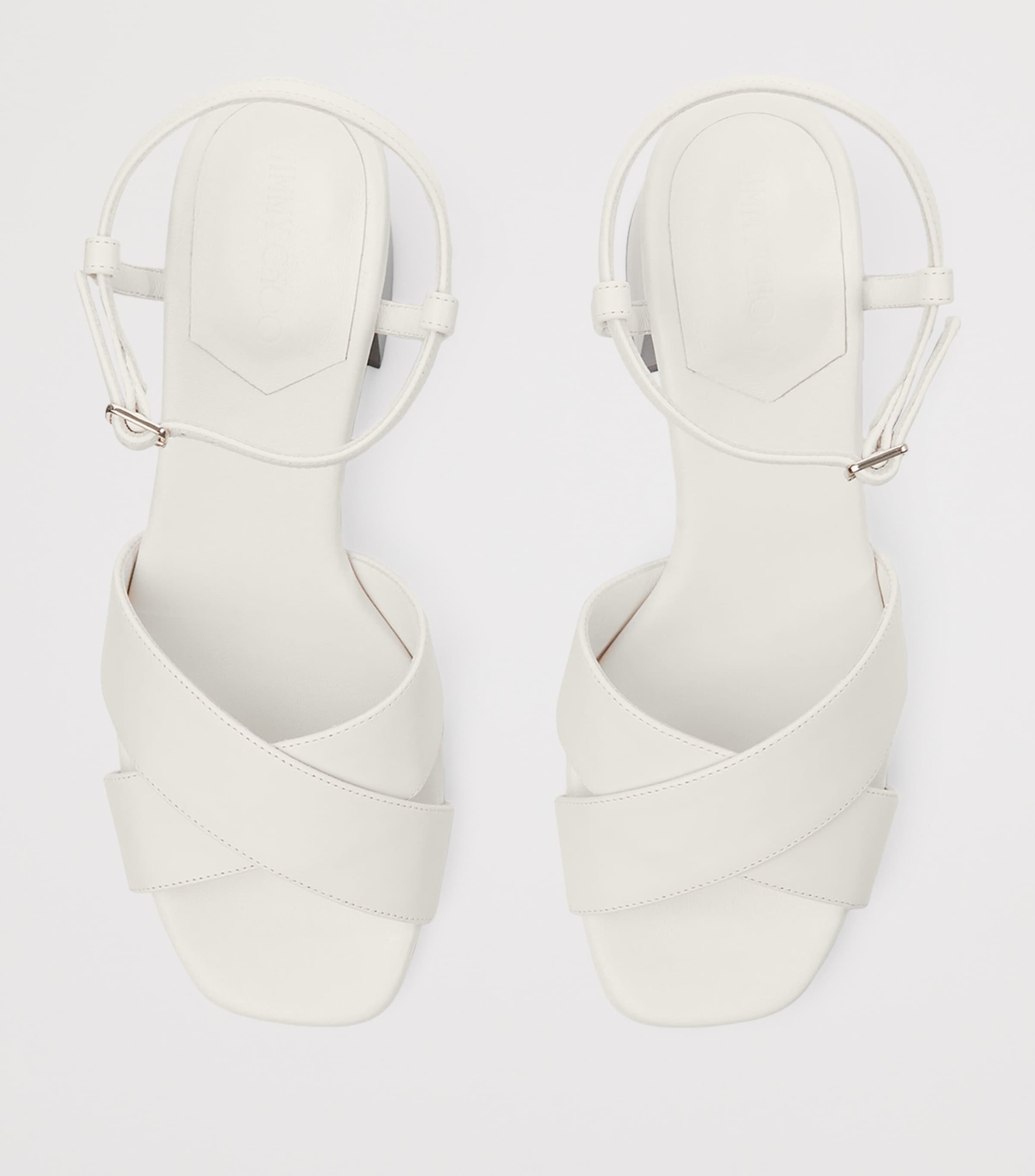 Valla 65 Leather Sandals LATTE Image 3