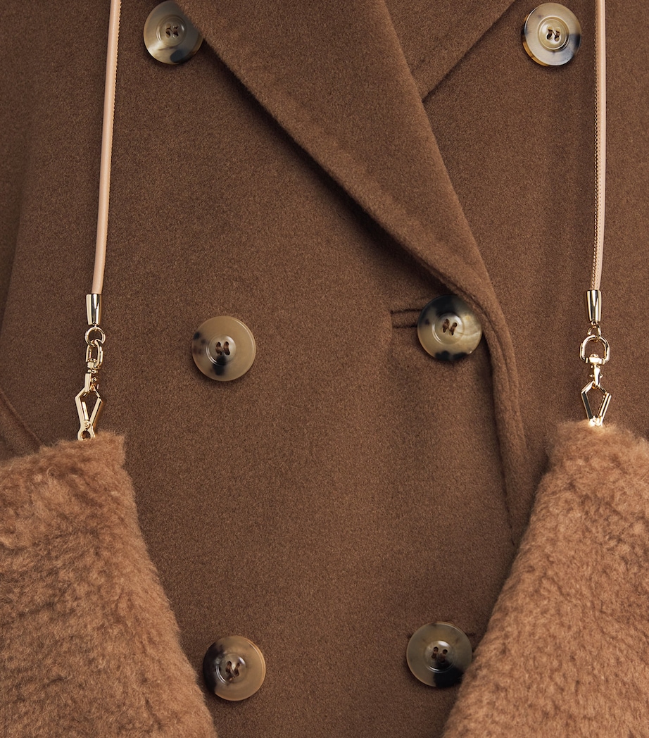 Wool-Cashmere Belted Coat TOBACCO Image 6