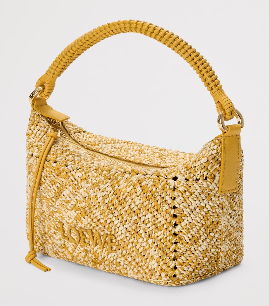 LOEWE x Paula’s Ibiza Raffia Cala Pouch Mustard Image 2