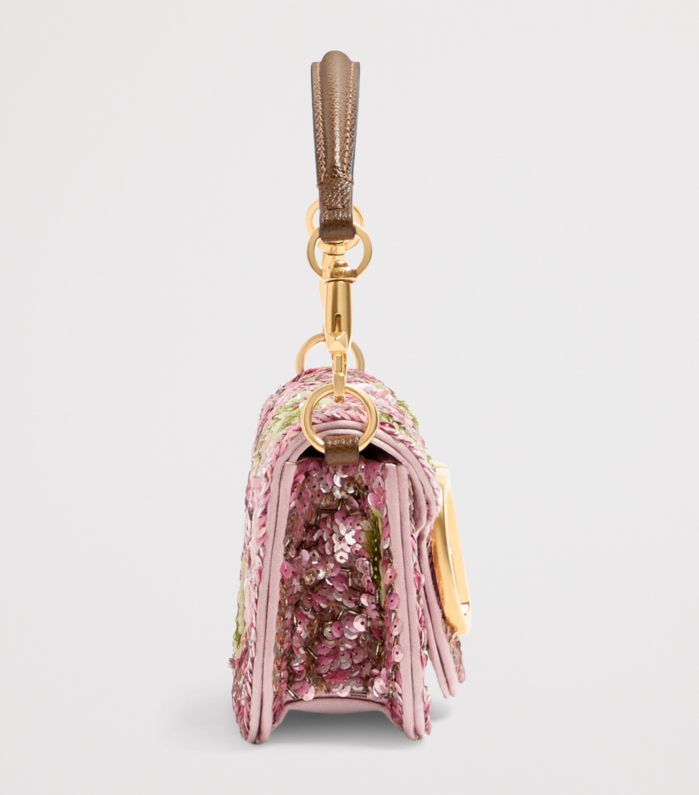 Valentino Garavani Small Embellished Locò Shoulder Bag Image 3