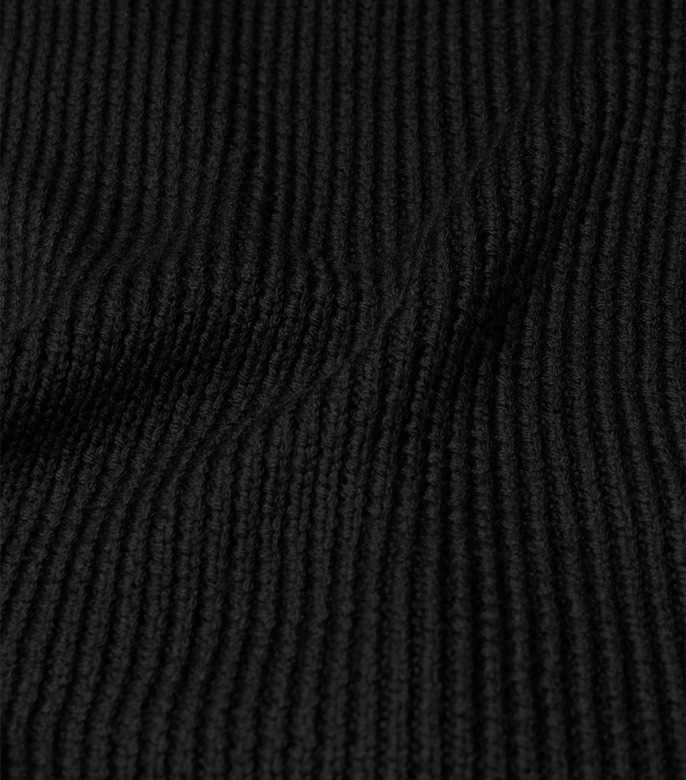 Wool Logo Scarf BLACK Image 2