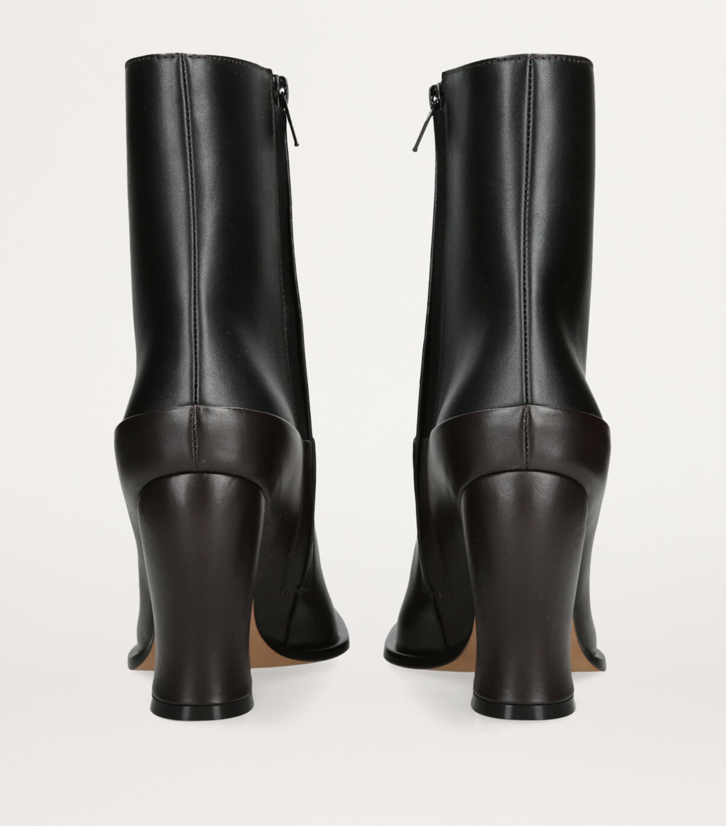 LOEWE Leather Onda Ankle Boots 90 Black/comb Image 2