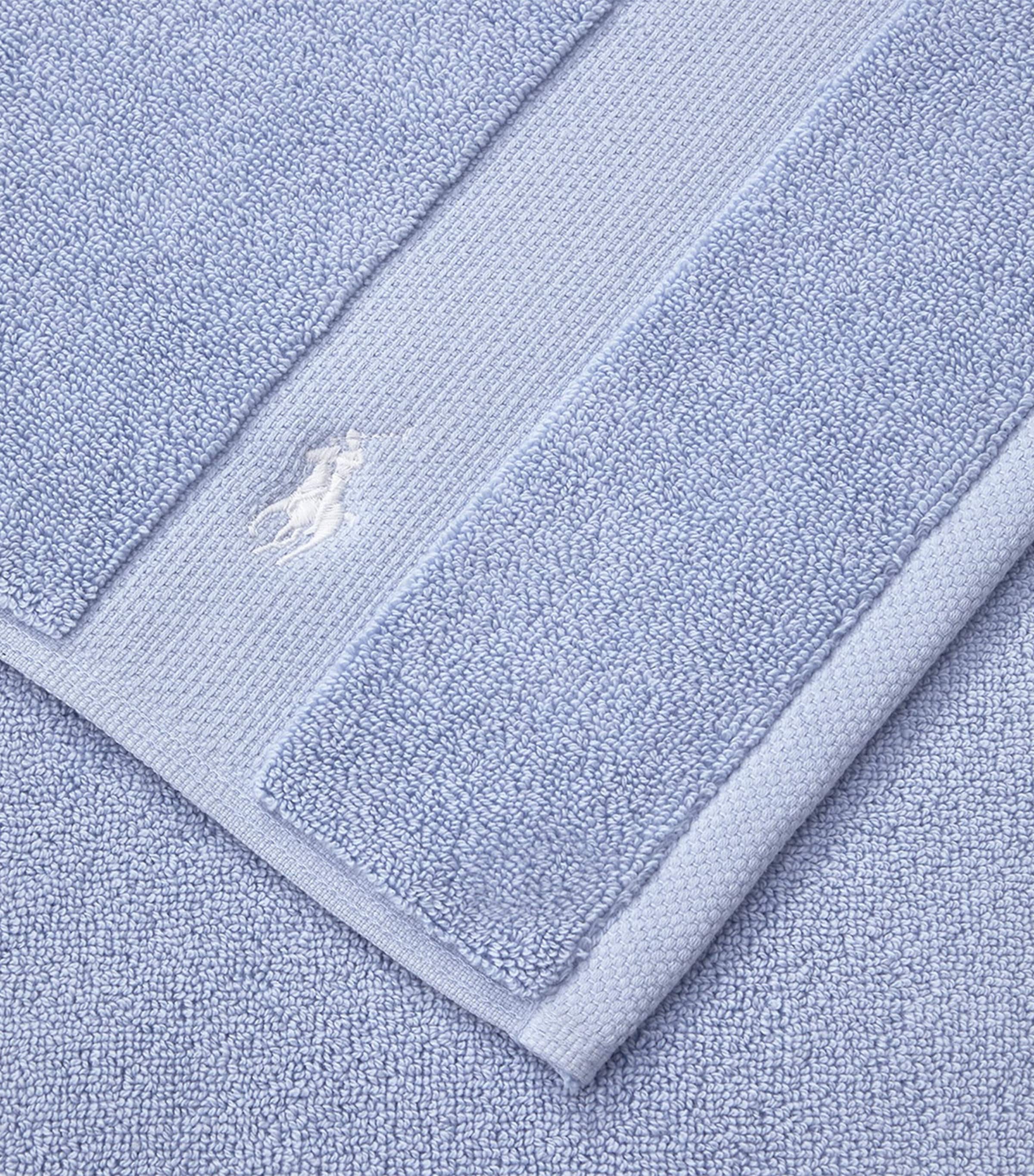 Ralph Lauren Home Polo Player Bath Mat (55cm x 90cm) Office Blue Image 3