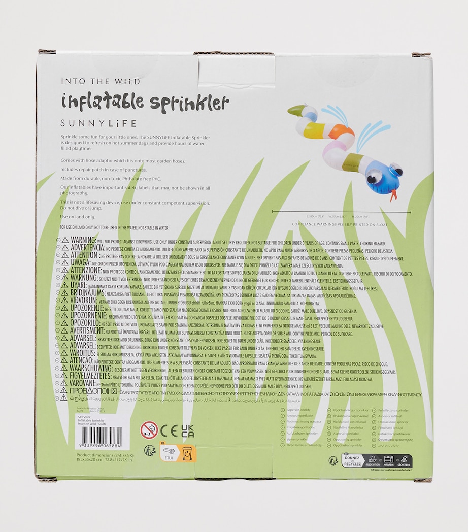 Into The Wild Inflatable Snake Sprinkler MULTI Image 7