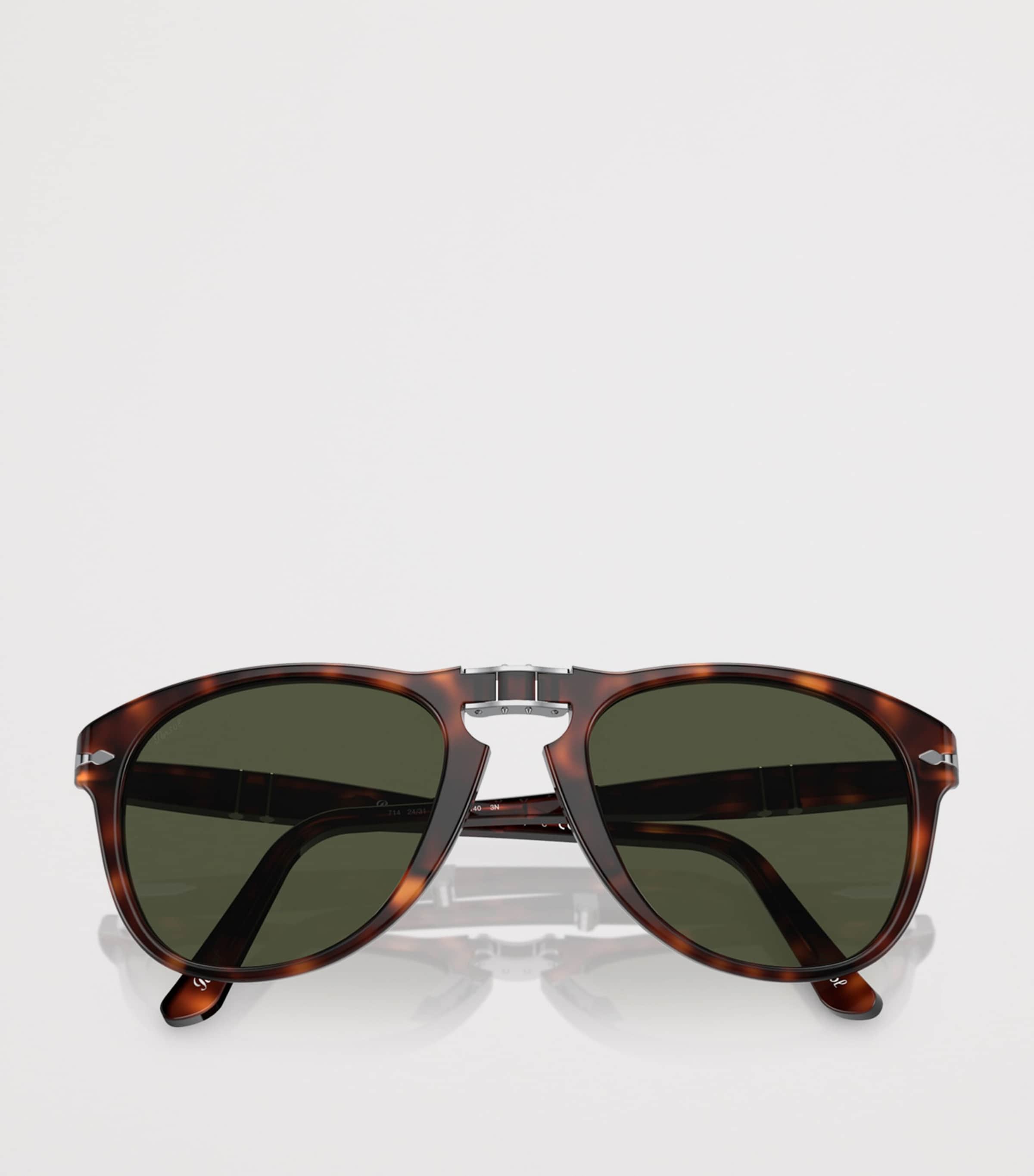 Persol Foldable Pilot Sunglasses Brown Image 6