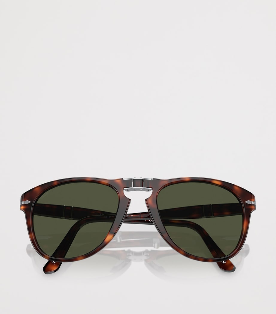 Persol Foldable Pilot Sunglasses Brown Image 6
