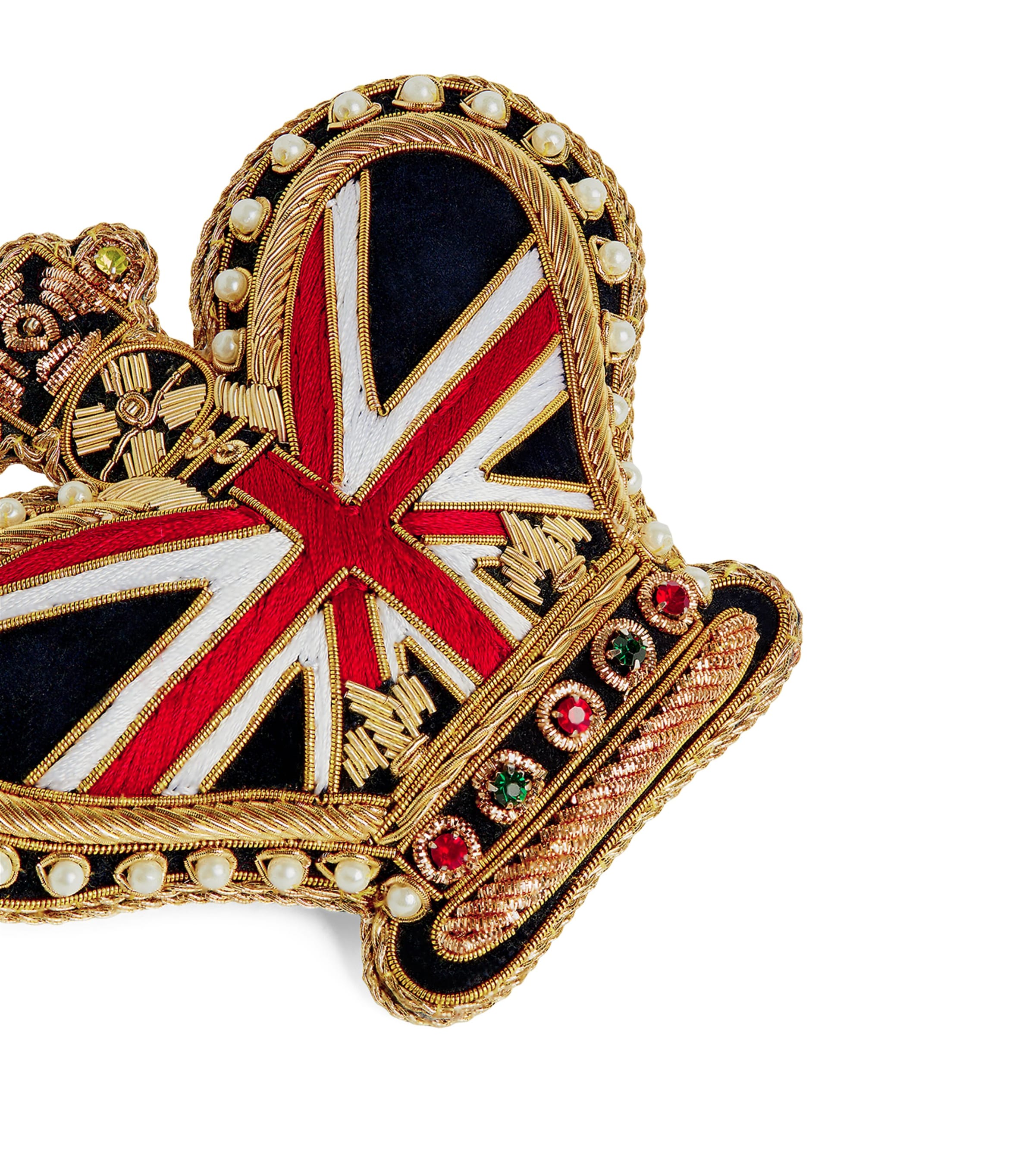 Beaded Crown Tree Decoration MULTI Image 3