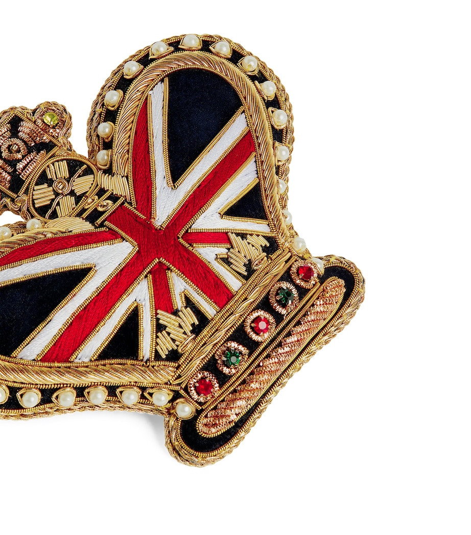 Beaded Crown Tree Decoration MULTI Image 3