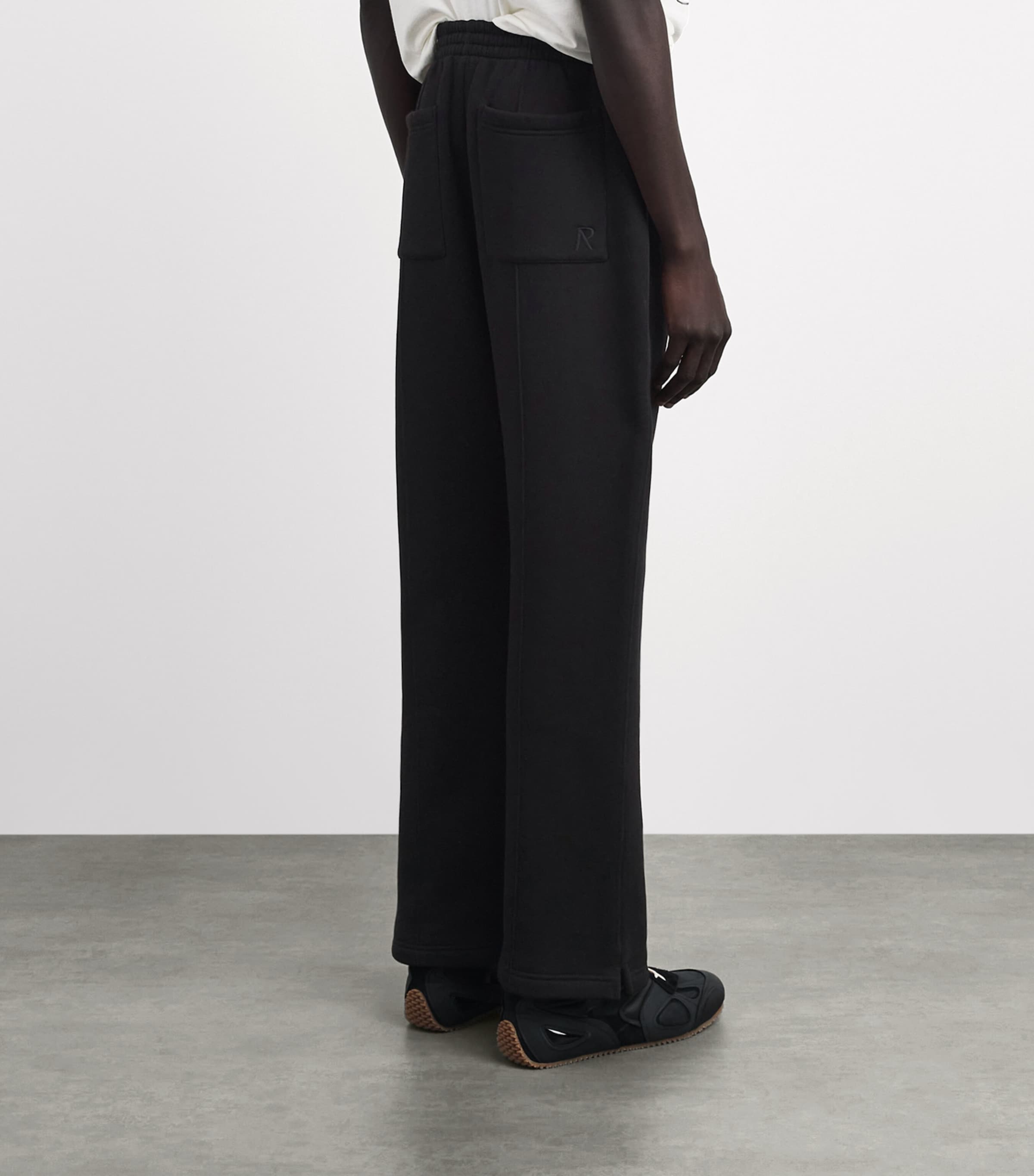 Represent Mens Cotton Initial Sweatpants Black Image 5
