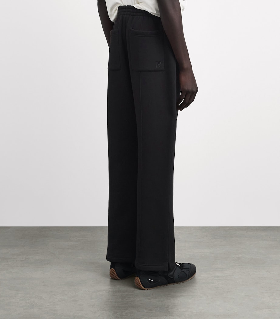 Represent Mens Cotton Initial Sweatpants Black Image 5