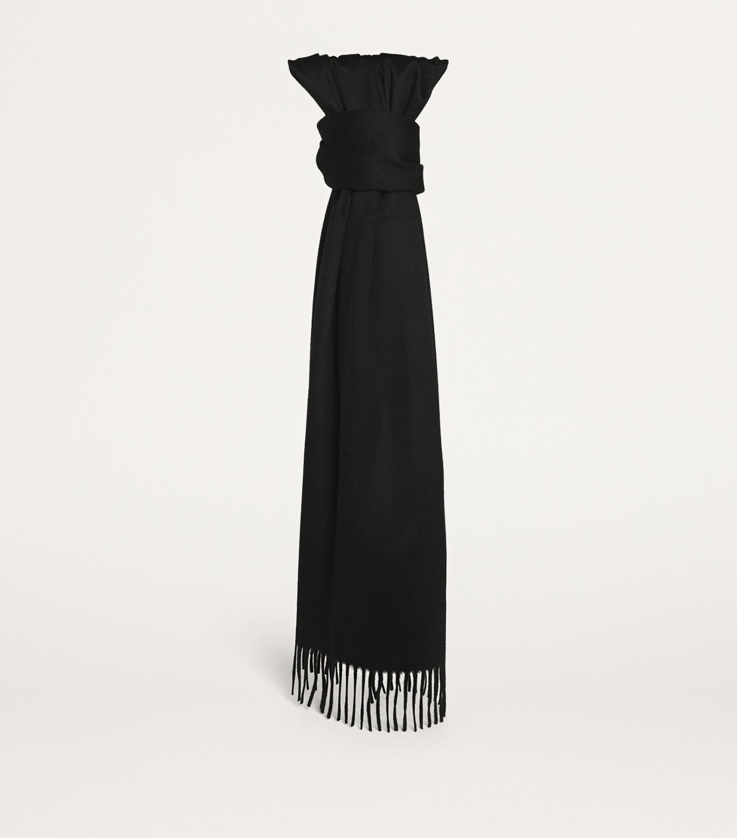 Max Mara Cashmere Fringed Scarf | Harrods QA