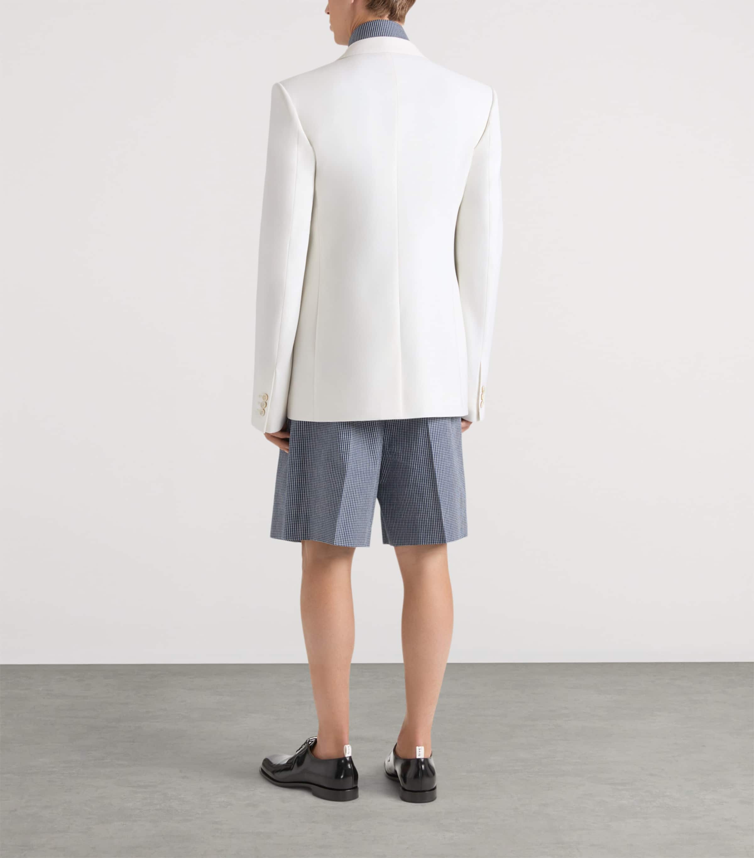 Wool-Mohair-Blend Single-Breasted Blazer IVORY Image 3