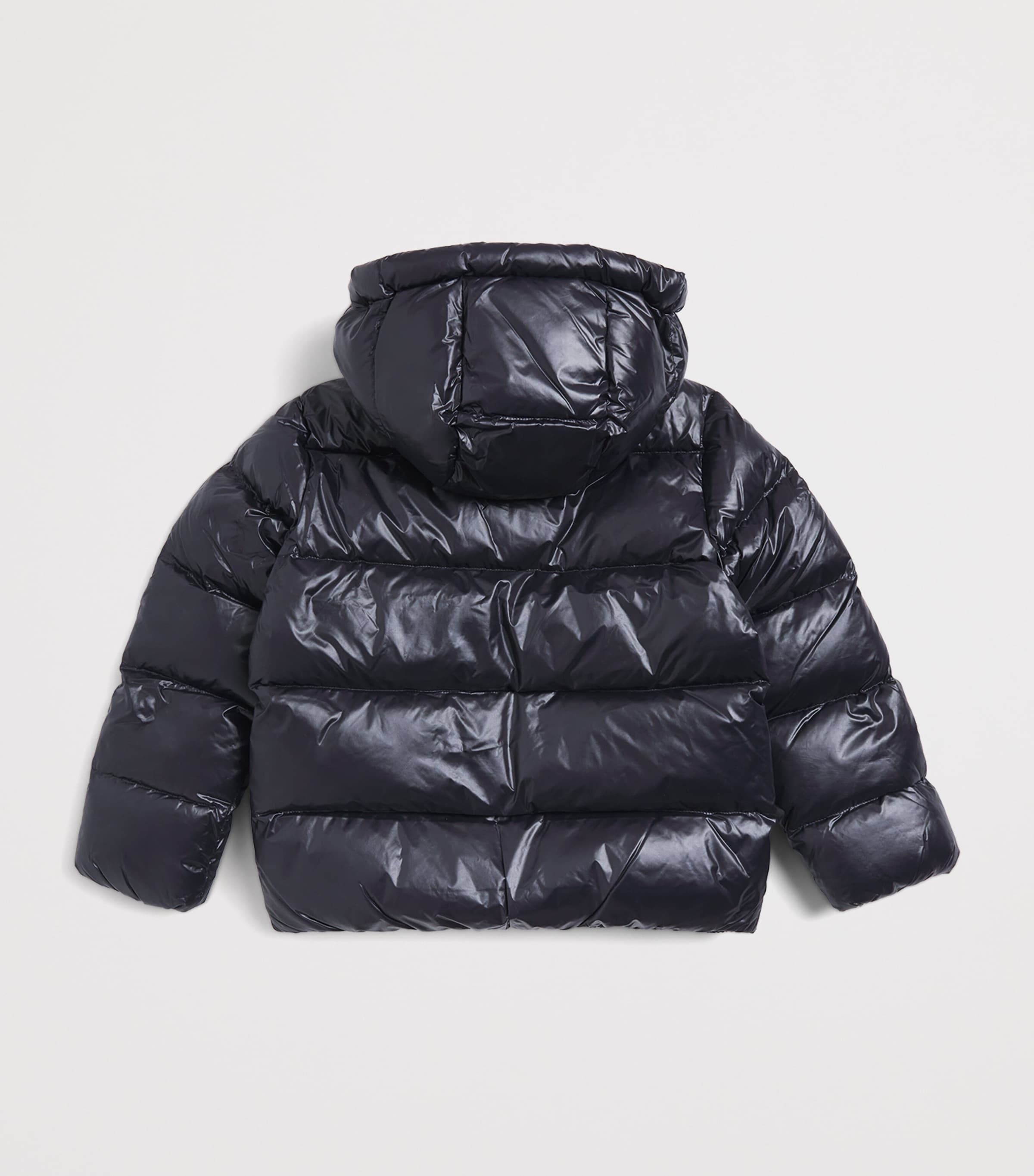 Ralph Lauren Kids Down Polo Pony Puffer Coat (7-14 Years) Polo Blk W/ White Pp Image 2