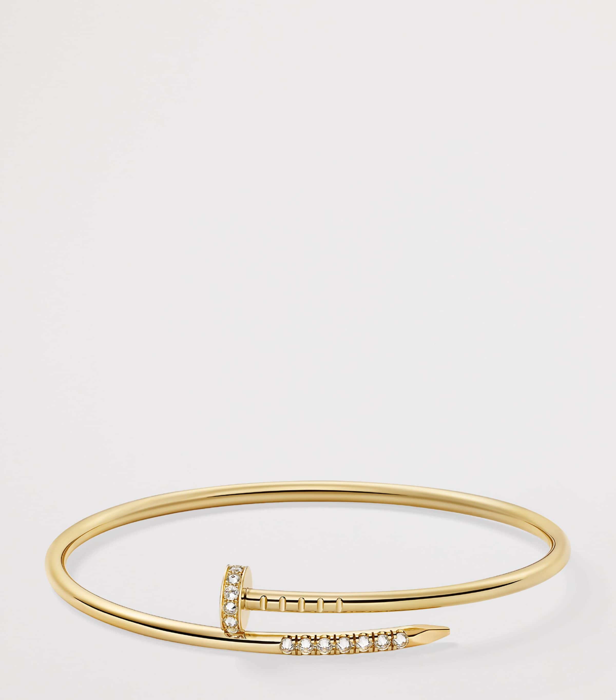Small Yellow Gold and Diamond Juste Un Clou Bracelet YELLOW GOLD Image 3