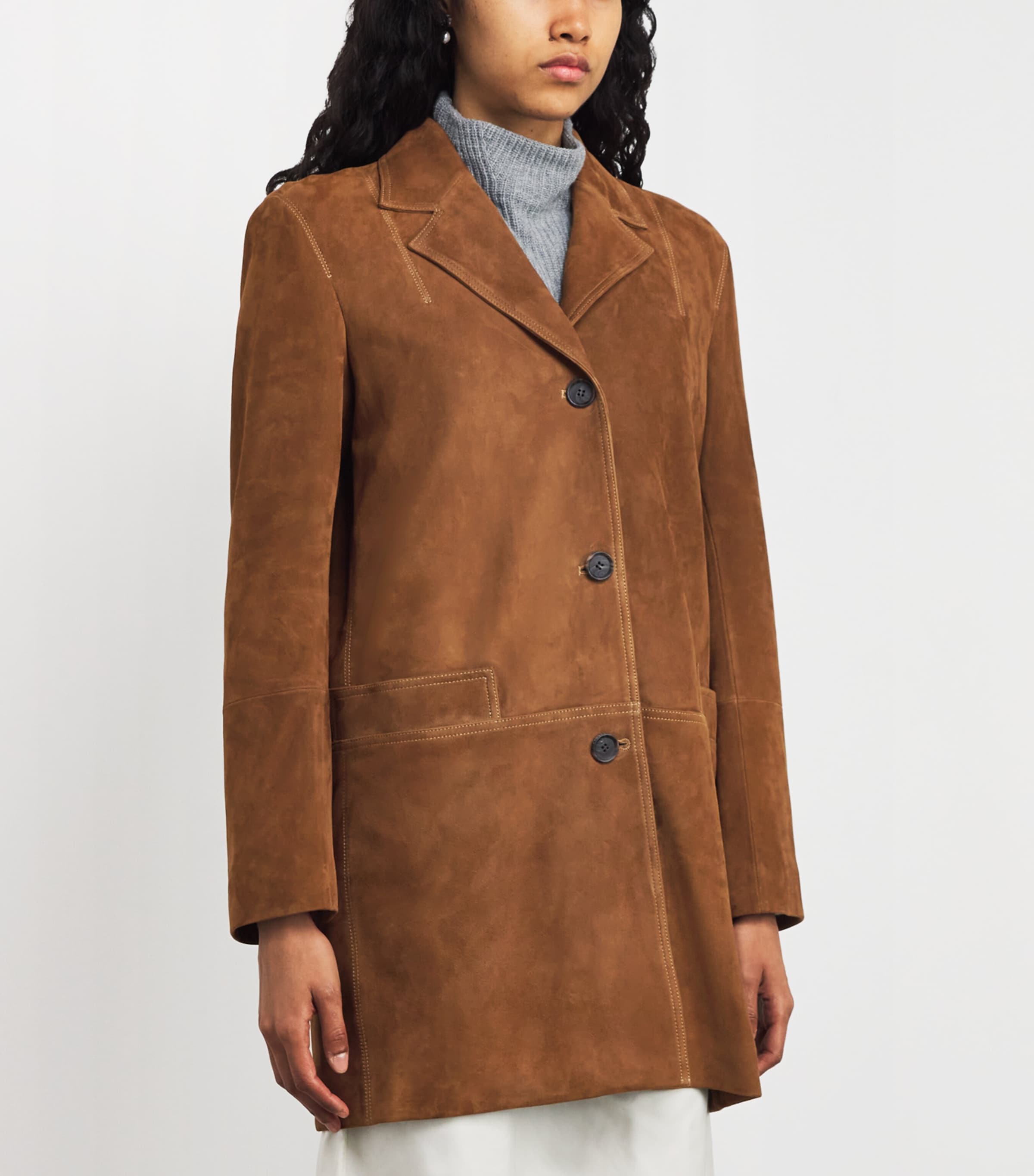 House Of Dagmar Brown Suede Jacket | Harrods US