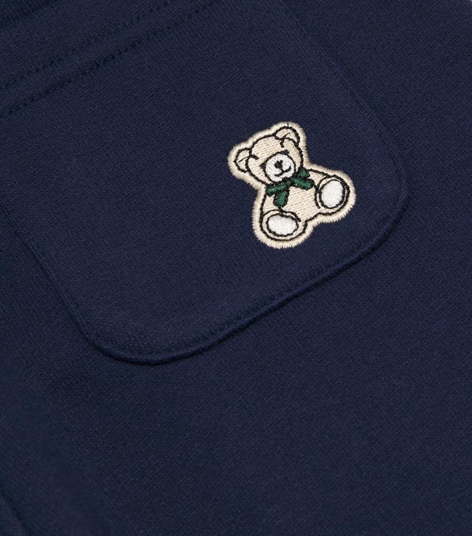Cotton Logo Sweatpants (2-8 Years) NAVY Image 3