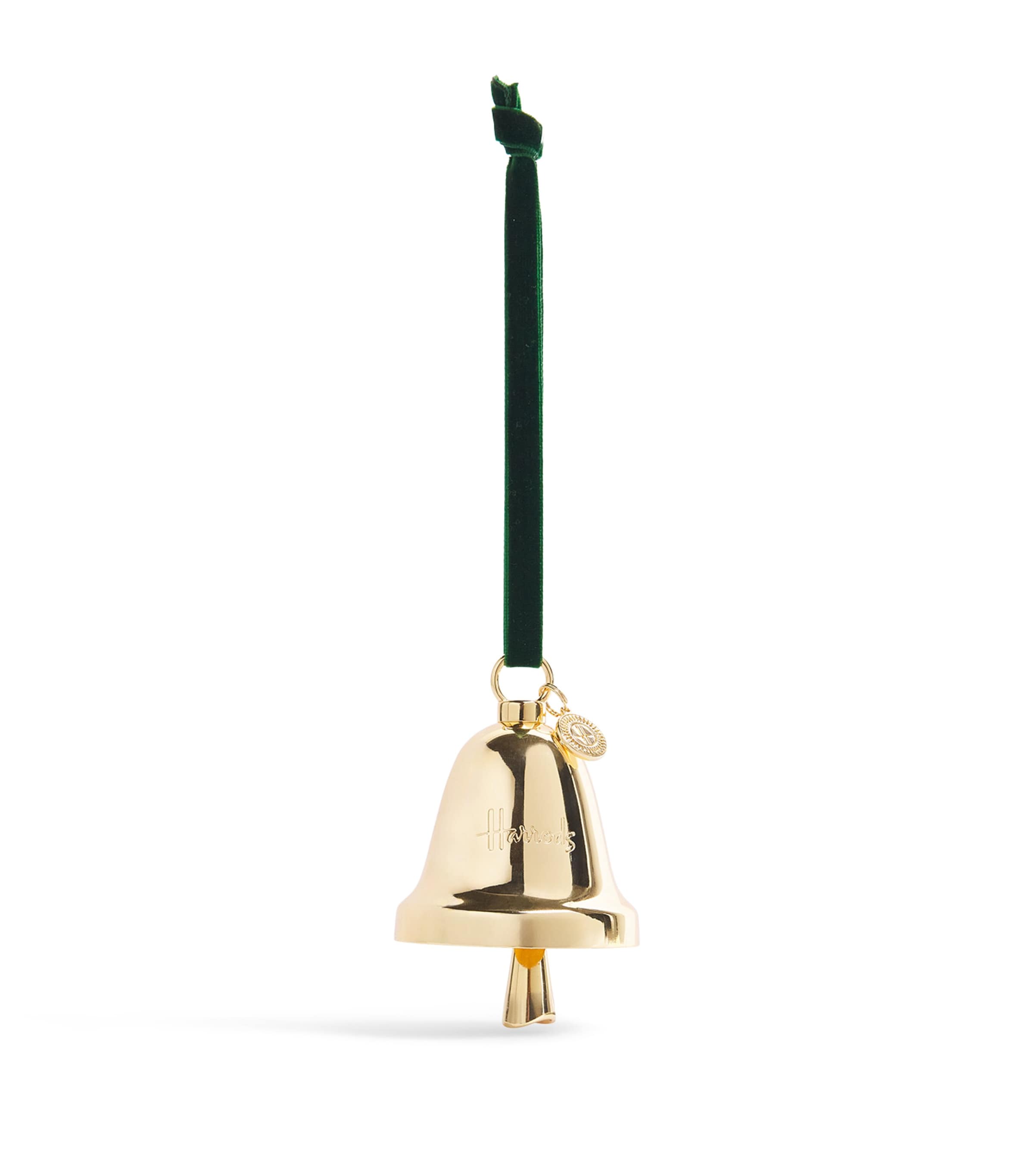 Harrods Golden Bell Tree Decoration White Image 1