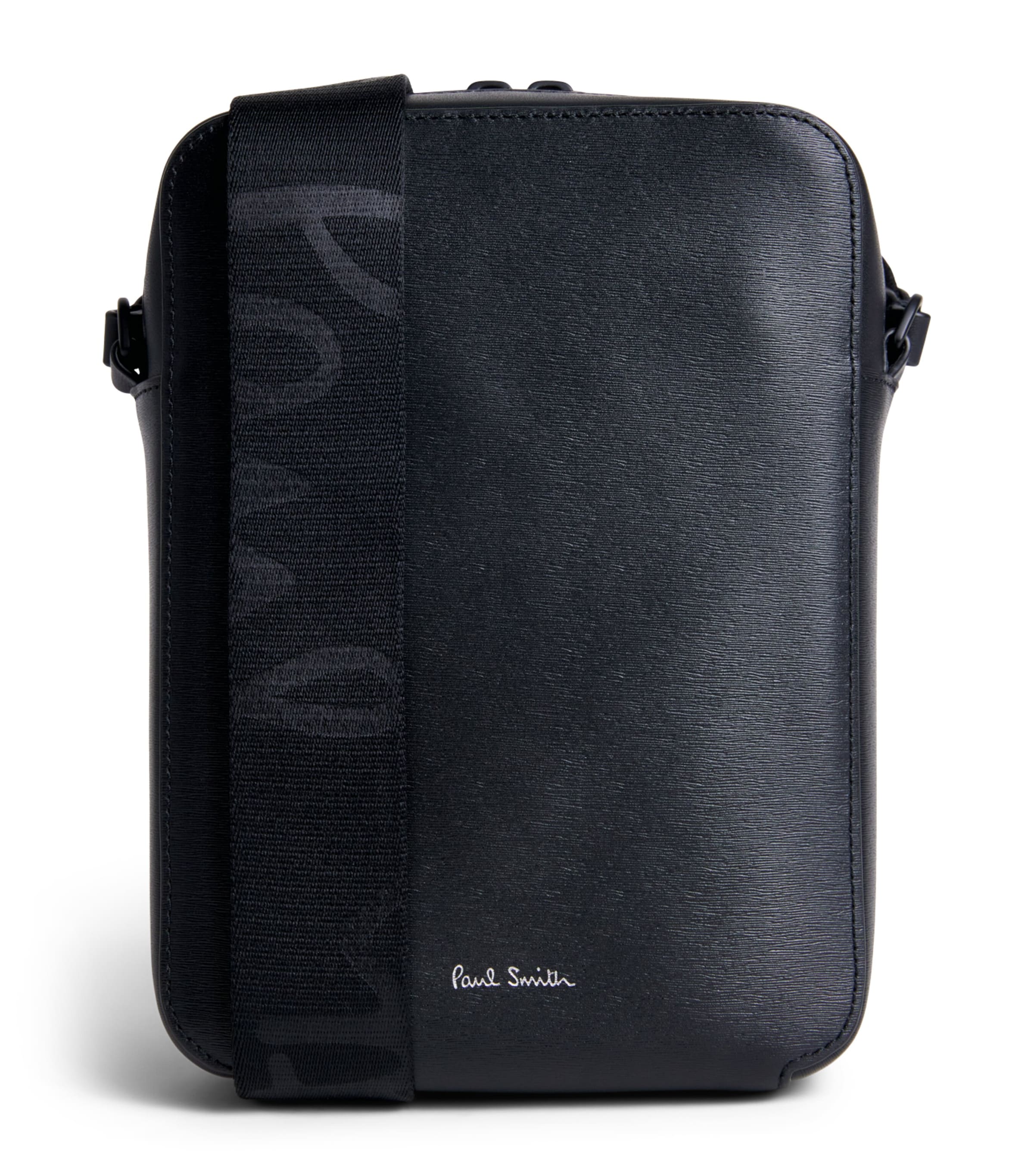 Paul Smith Black Leather Cross-Body Bag | Harrods US