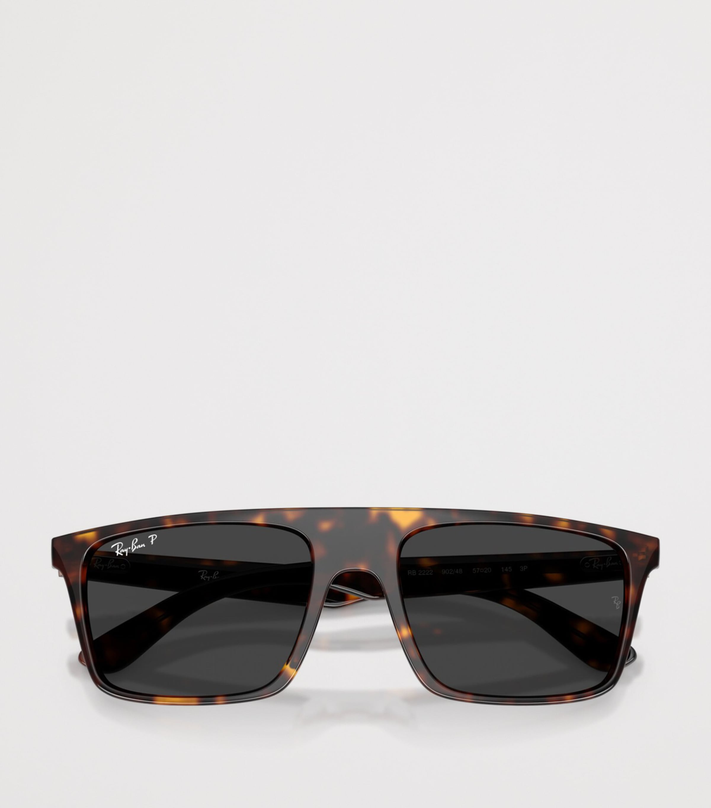 Ray-Ban RB2222 Square Sunglasses Brown Image 5
