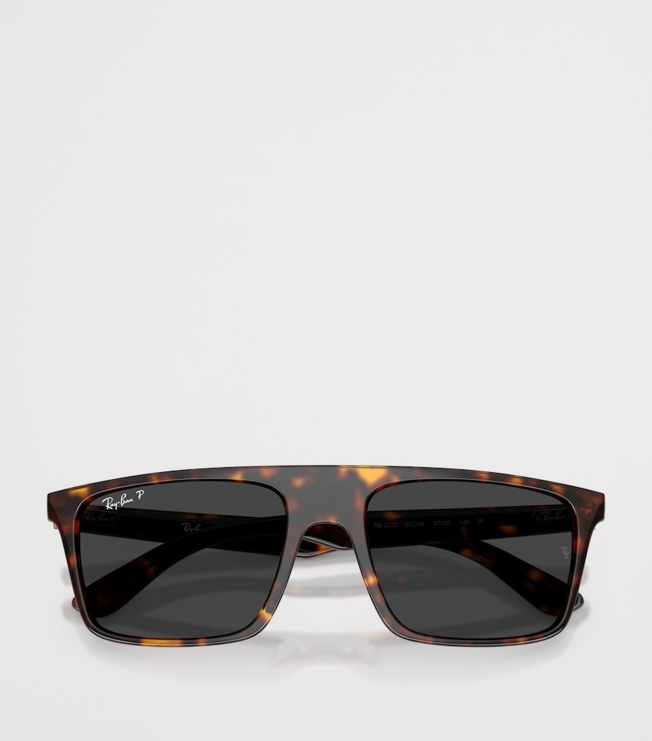Ray-Ban RB2222 Square Sunglasses Brown Image 5