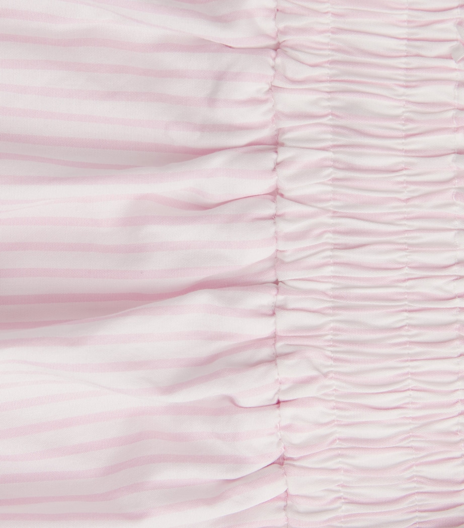 Suzie Kondi Womens Cotton Stripe Shkip Shorts Blush Stripe Image 6