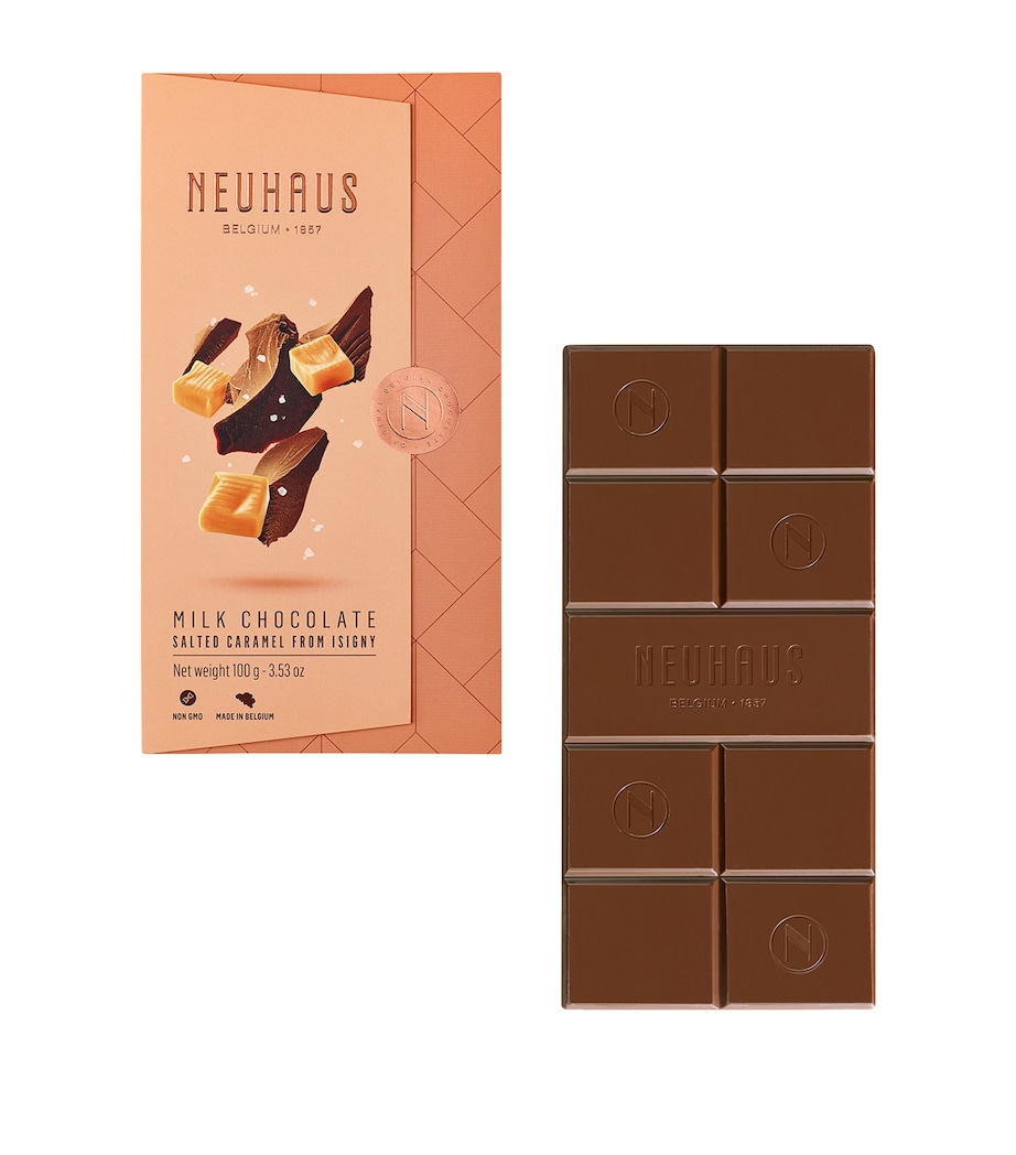 Isigny Salted Caramel Milk Chocolate Bar (100g) NO COLOUR Image 2