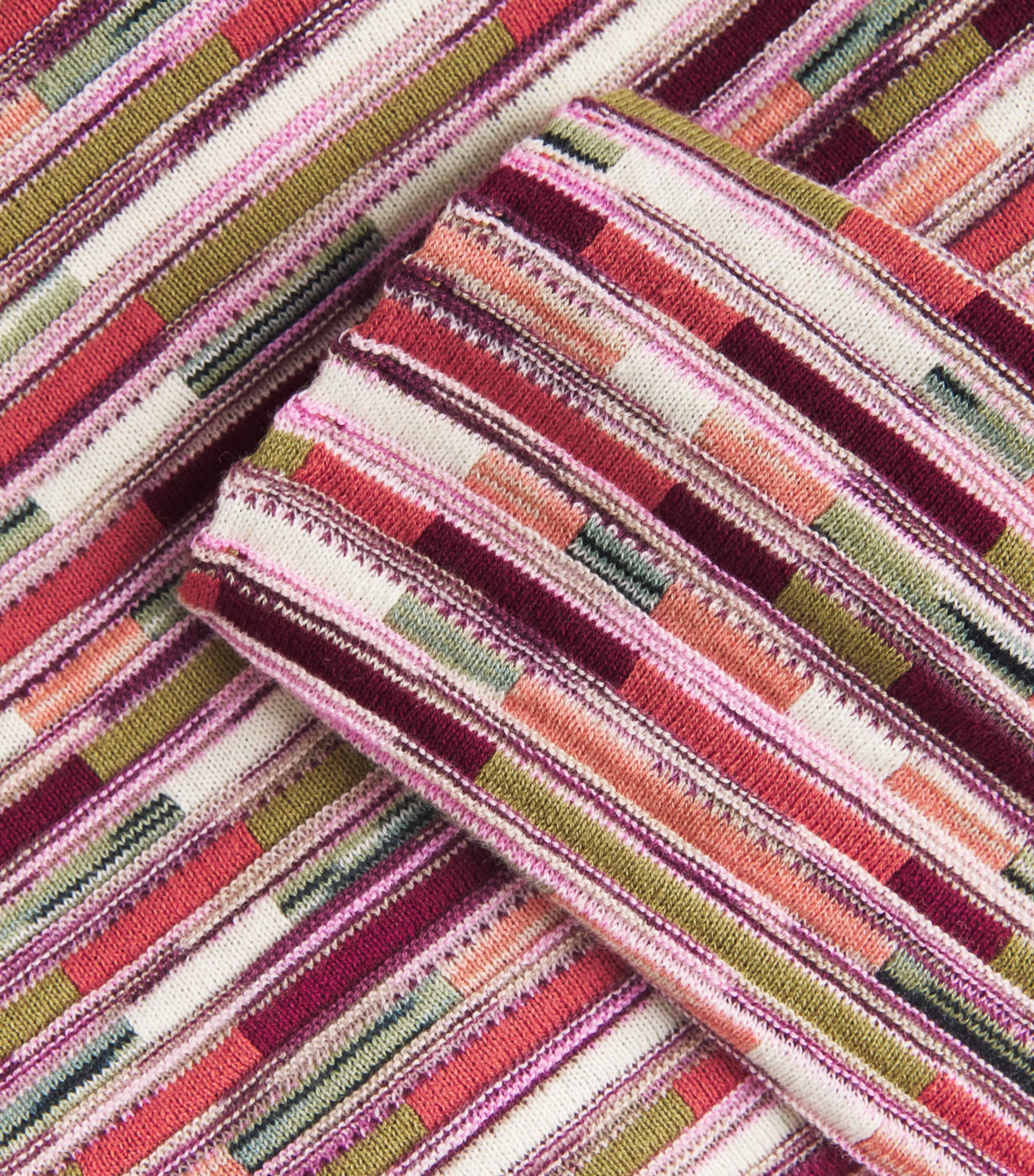 Cotton Stripe Estella Midi Dress ROSEWOOD Image 5