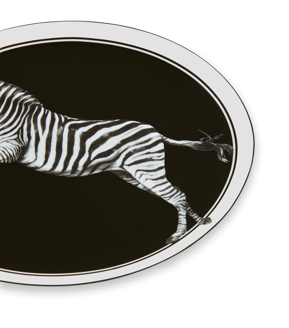 Porcelain Zebra Serving Plate (45.5cm) UZ005 ZEBRA F DO NER Image 4