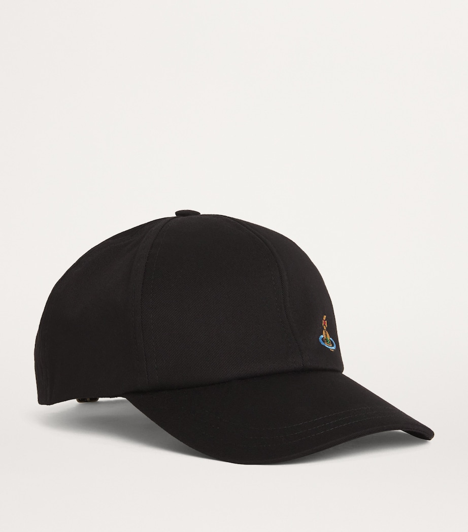 Cotton Orb Baseball Cap BLACK-N401 Image 2