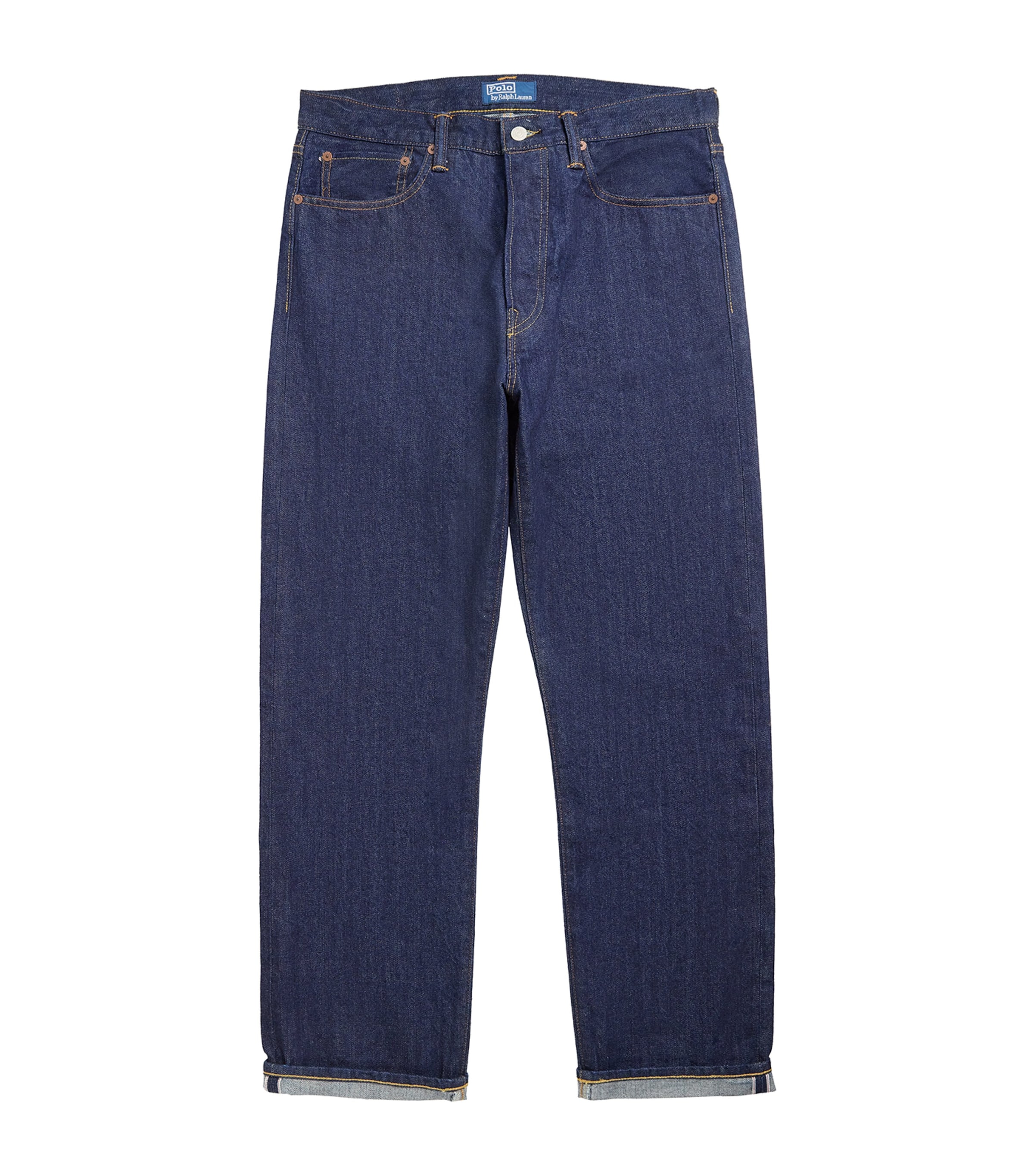 Polo Ralph Lauren Selvedge Straight-leg Sullivan Jeans In Blue
