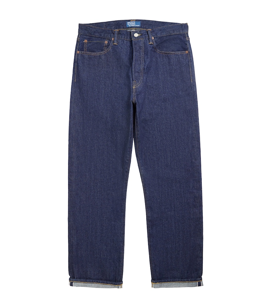 Selvedge Straight-Leg Sullivan Jeans BLUE Image 1