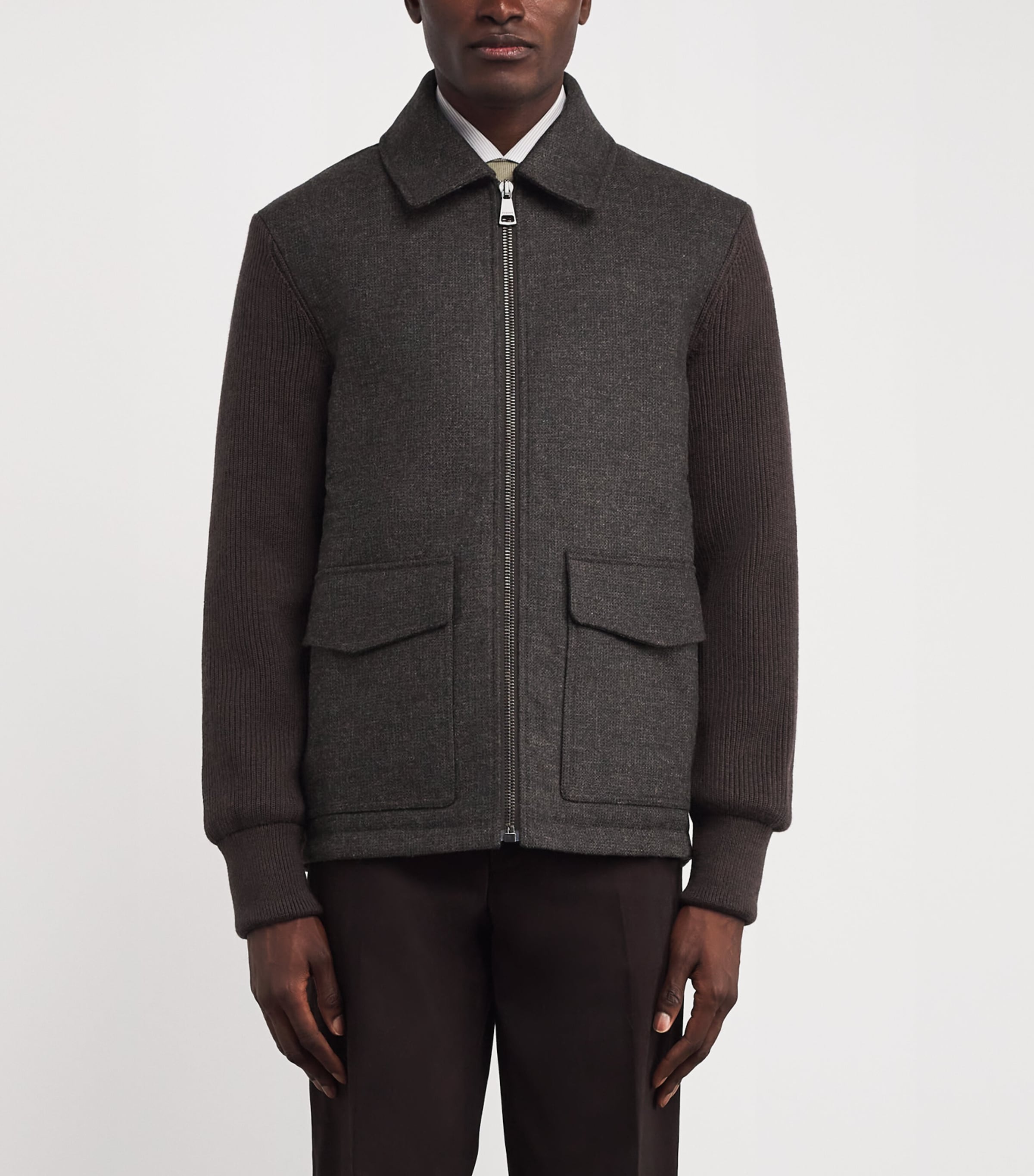 Merino Wool Wigmore Jacket PEPPERCORN Image 3