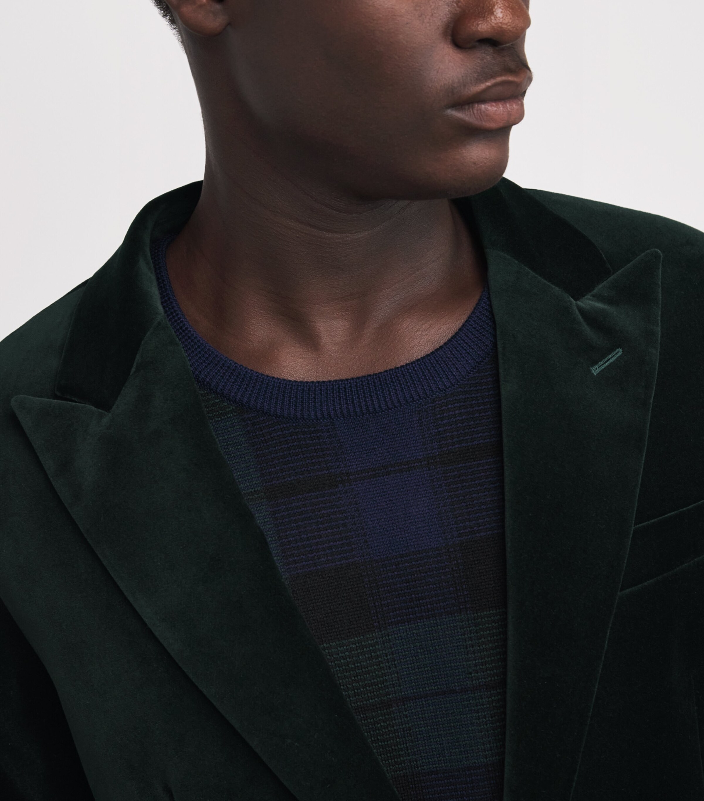 Velvet Blazer GREEN Image 6