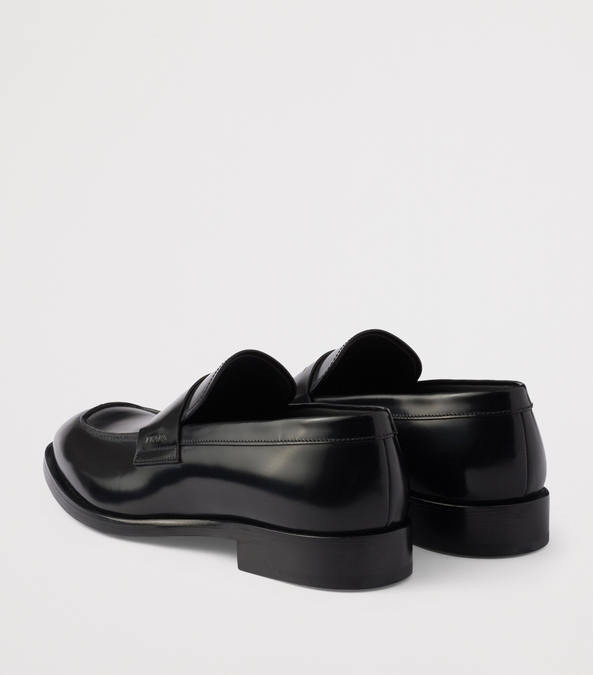 Brushed Leather Loafers F0002 Image 4