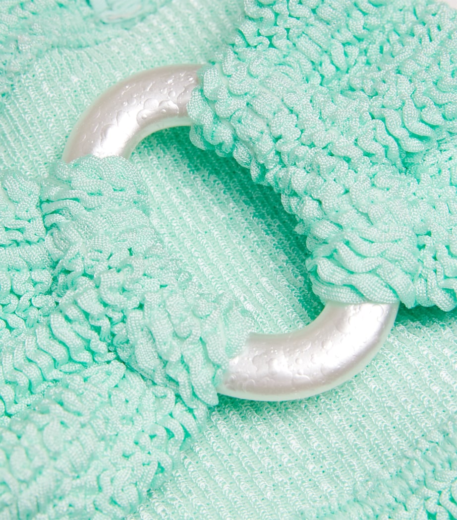 Misty Pearl Hoop Bikini METALLIC MINT Image 4