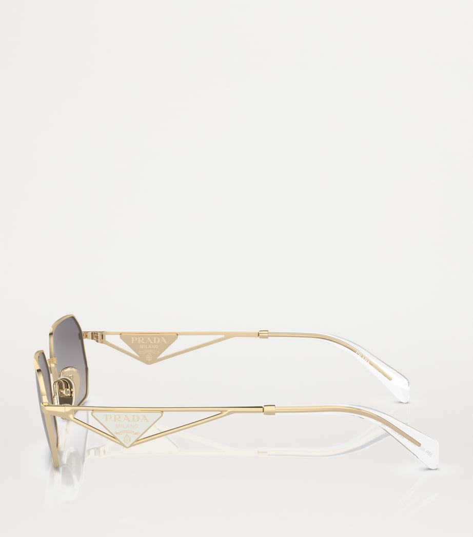 Metal Rectangular Sunglasses ZVN30C Image 3