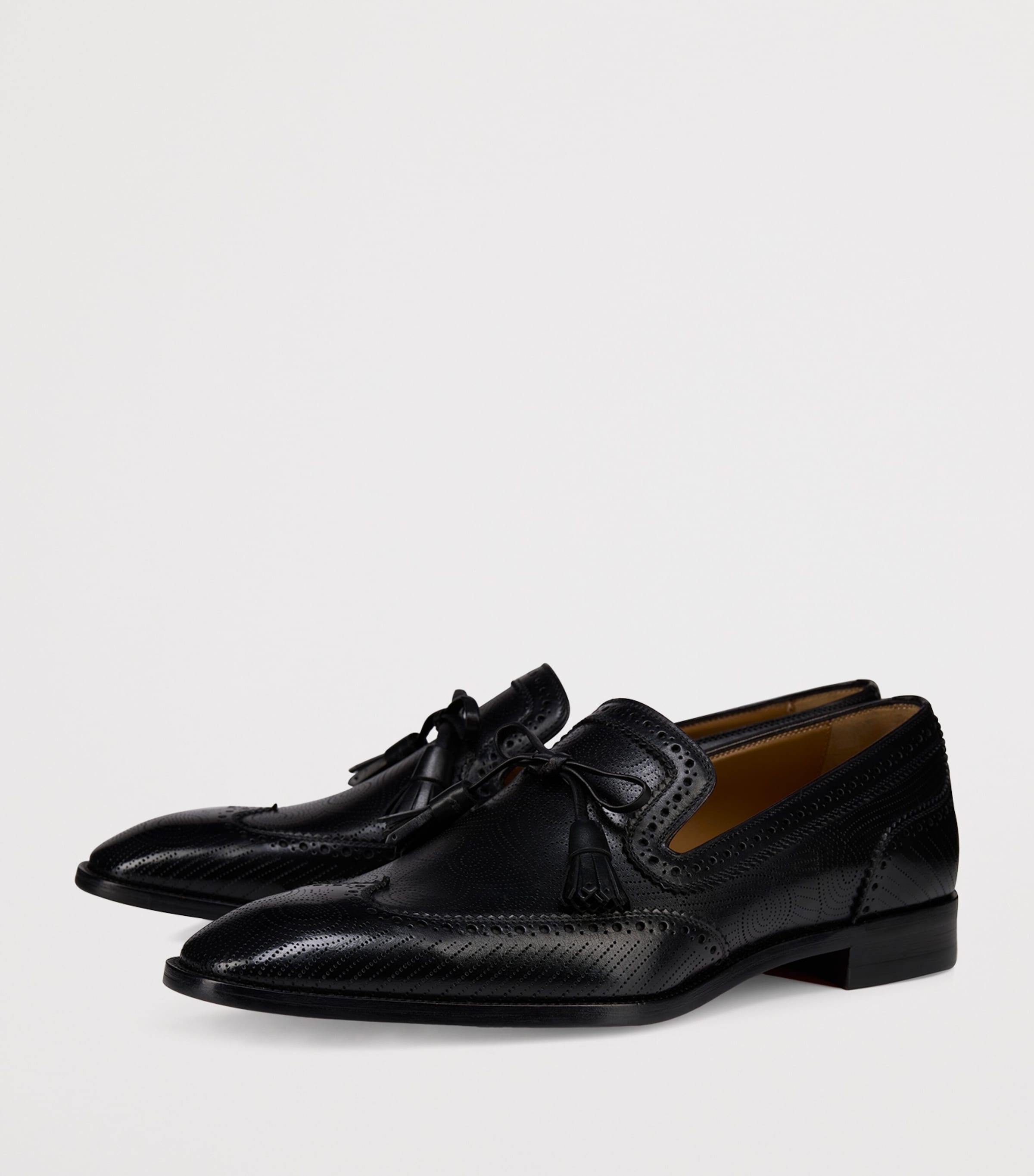 Grave Calf Leather Loafers BK01 Image 2